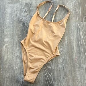 SKIMS one piece tan new without tags